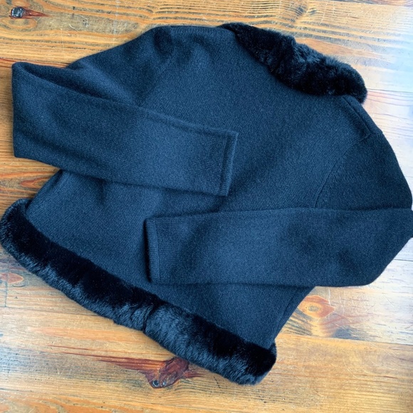 White + Warren 100% Cashmere Shrug Rabbit … - Picture 2 of 5